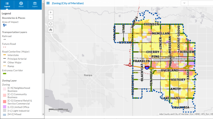 Idaho Gis Parcel Map Meridian Gis Hub