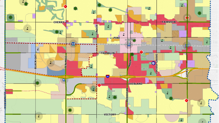 Meridian Ms Zoning Map Meridian Gis Hub